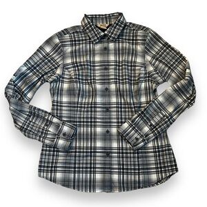 Duluth Trading Plaid Shirt Roll Tab Long Sleeve Vented Outdoor Fishing SZ Small